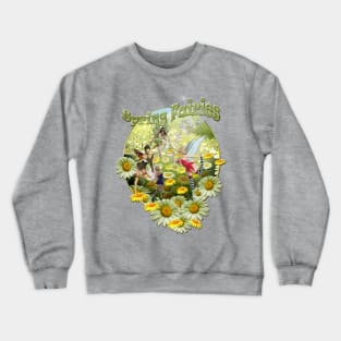 Spring flower visitors Crewneck Sweatshirt